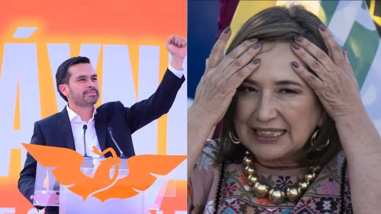 "No la vaya a 'cruzazulear'": Máynez tras desaire de Xóchitl Gálvez