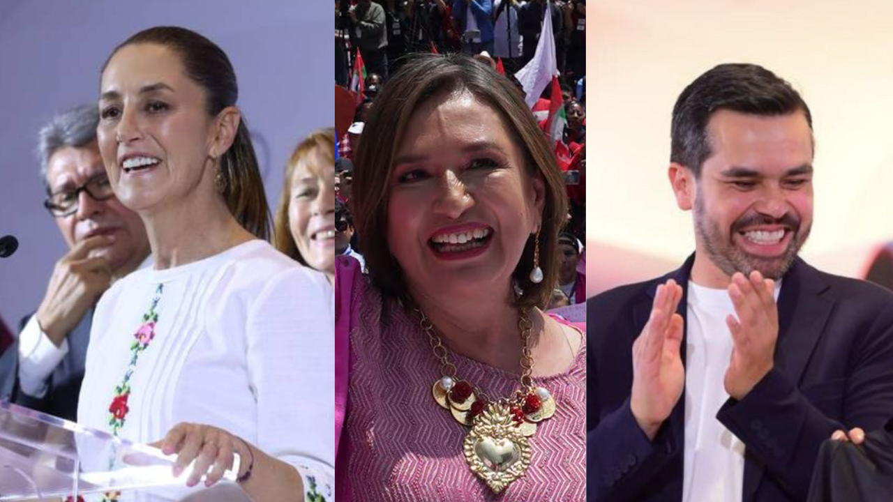 Sheinbaum arranca campaña con 50% de preferencias sobre Gálvez