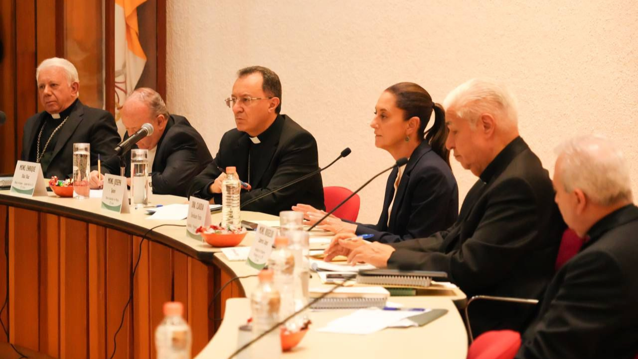 claudia sheinbaum se reune con representantes del episcopado mexicano