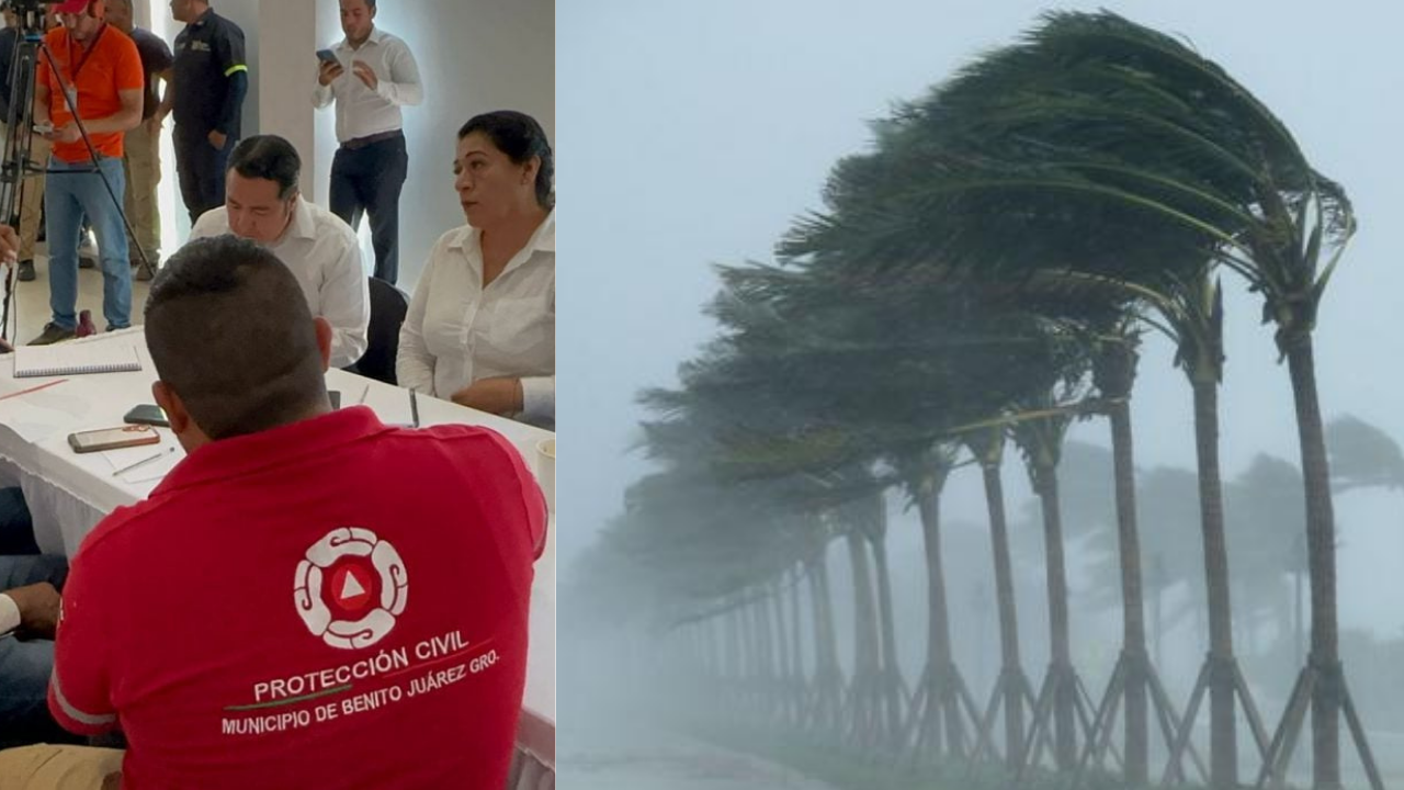 Realizan simulacro con hipótesis de impacto de huracán en Zihuatanejo