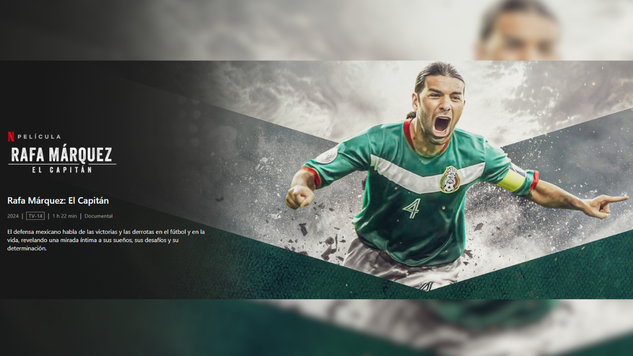rafa marquez mexicano seleccion netflix