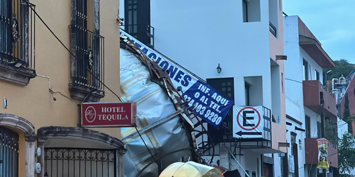 La explosión se registro la tarde de este martes. 