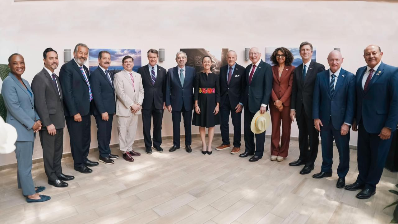 claudia sheinbaum reunion senadores estados unidos