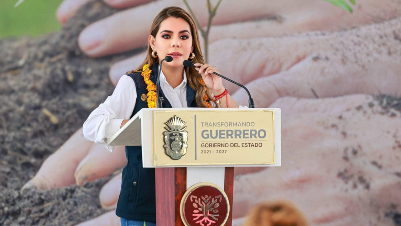 Evelyn Salgado entrega plantas para reforestación