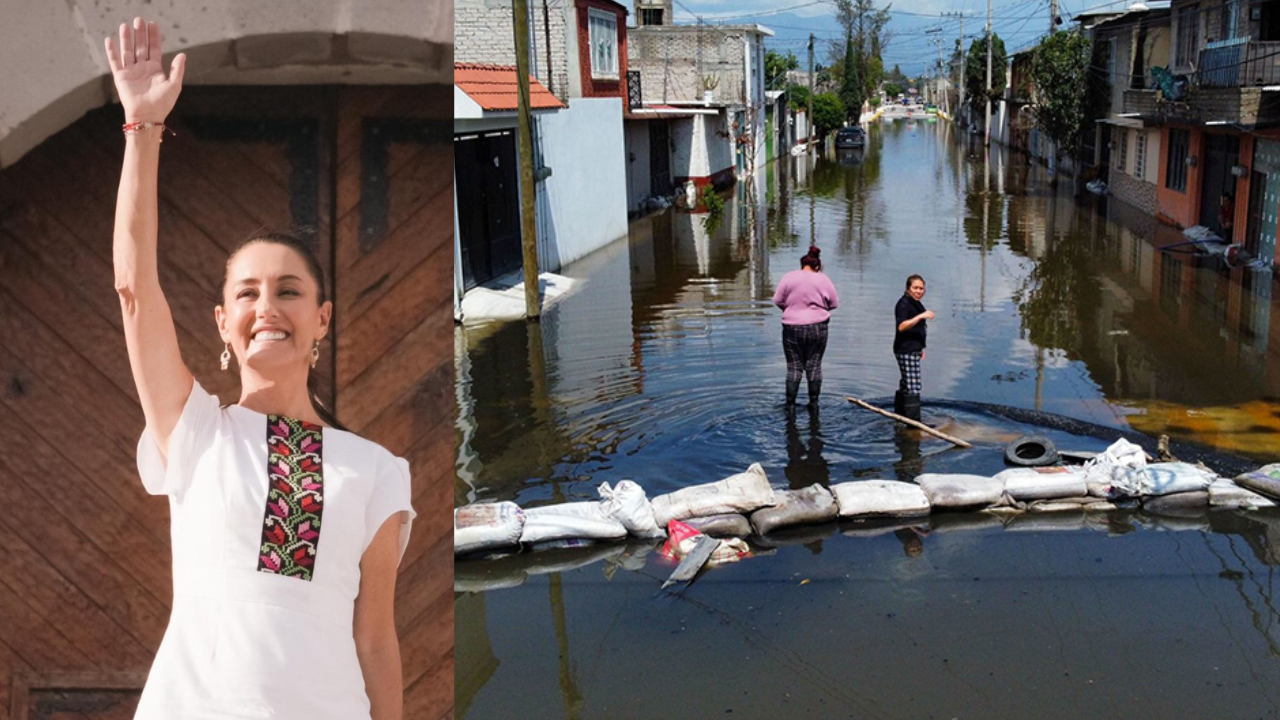 claudia sheinbaum chalco inundaciones