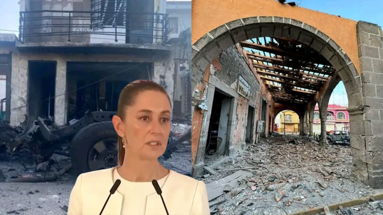 Pide Sheinbaum no alarmar por explosión de coches bomba de Guanajuato
