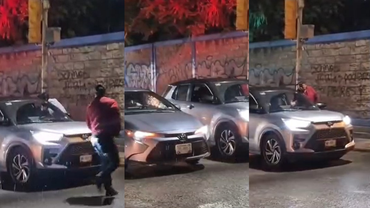 Video | Captan a asesor de diputada local agrediendo a un conductor en Chilpancingo