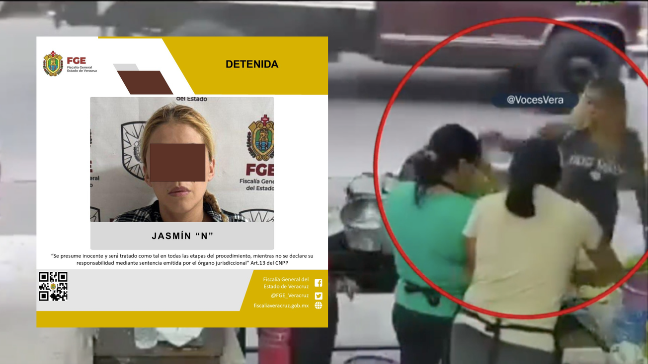 ¡Ya fue detenida! Ella es la mujer que arrojó aceite hirviendo a otra en Xalapa