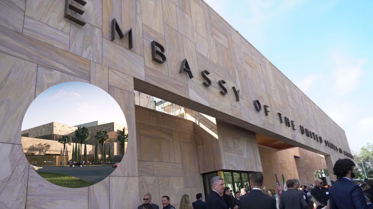 Así de lujosa es la nueva sede la embajada de EU en México