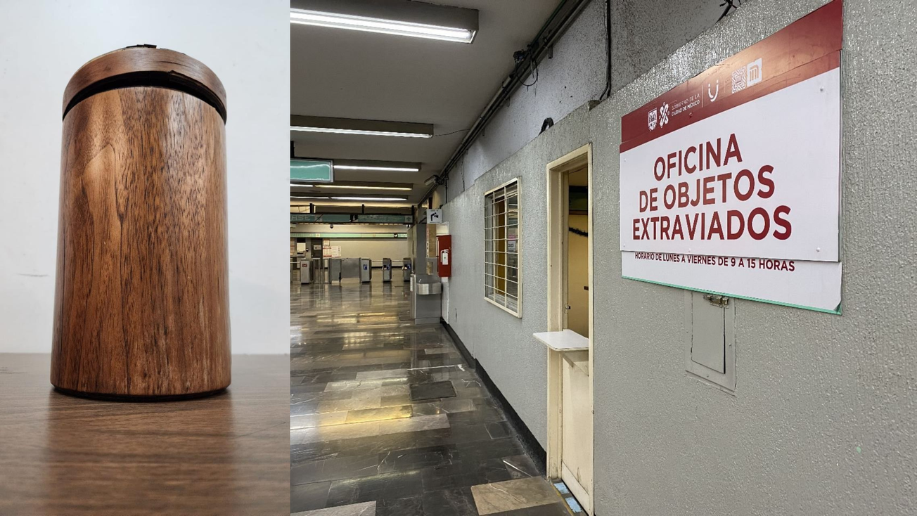 Una urna se encuentra en Objetos Extraviados del Metro, contiene las cenizas de Luis “N”