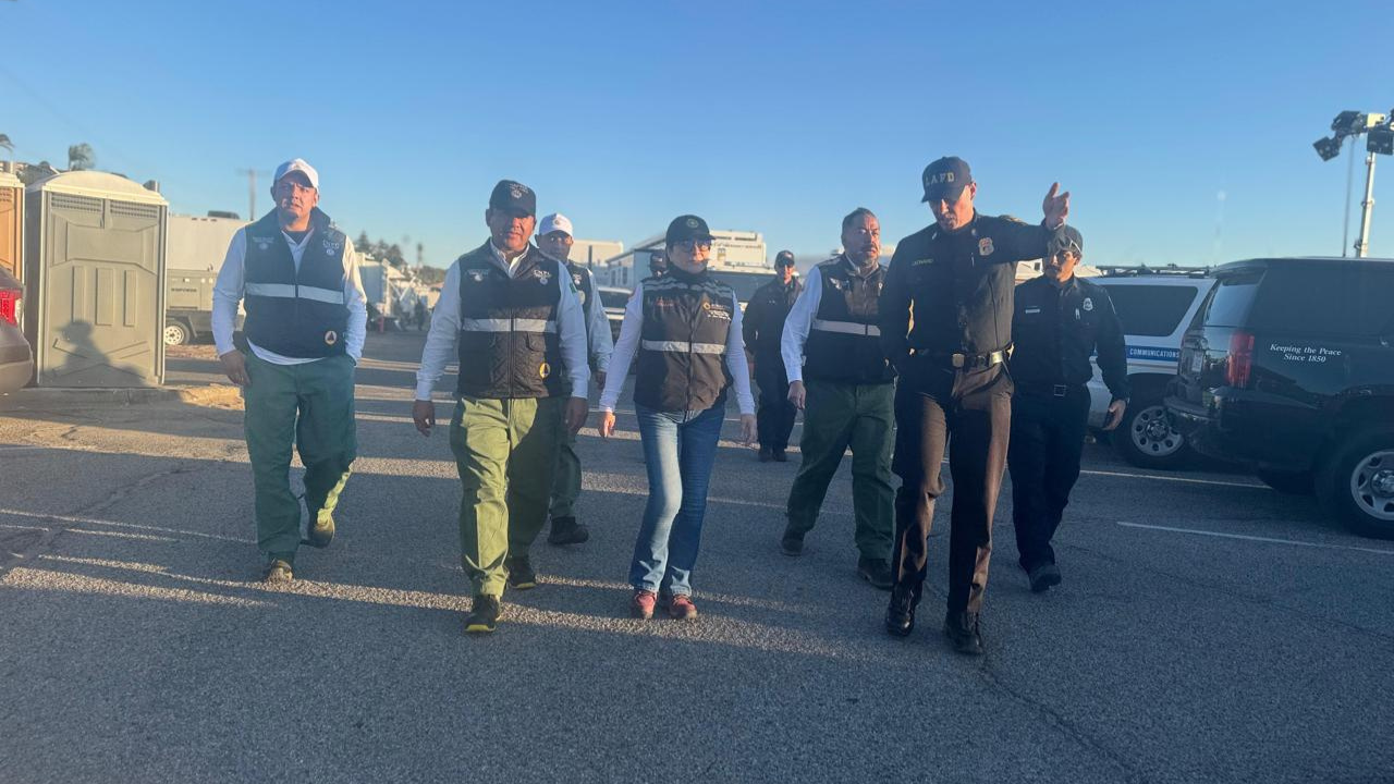 Gobierno de México y EE.UU. reafirman lazos de hermandad tras los incendios en California