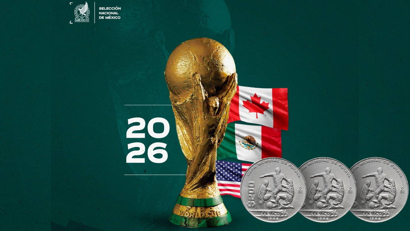 México emitirá monedas conmemorativas para el Mundial 2026