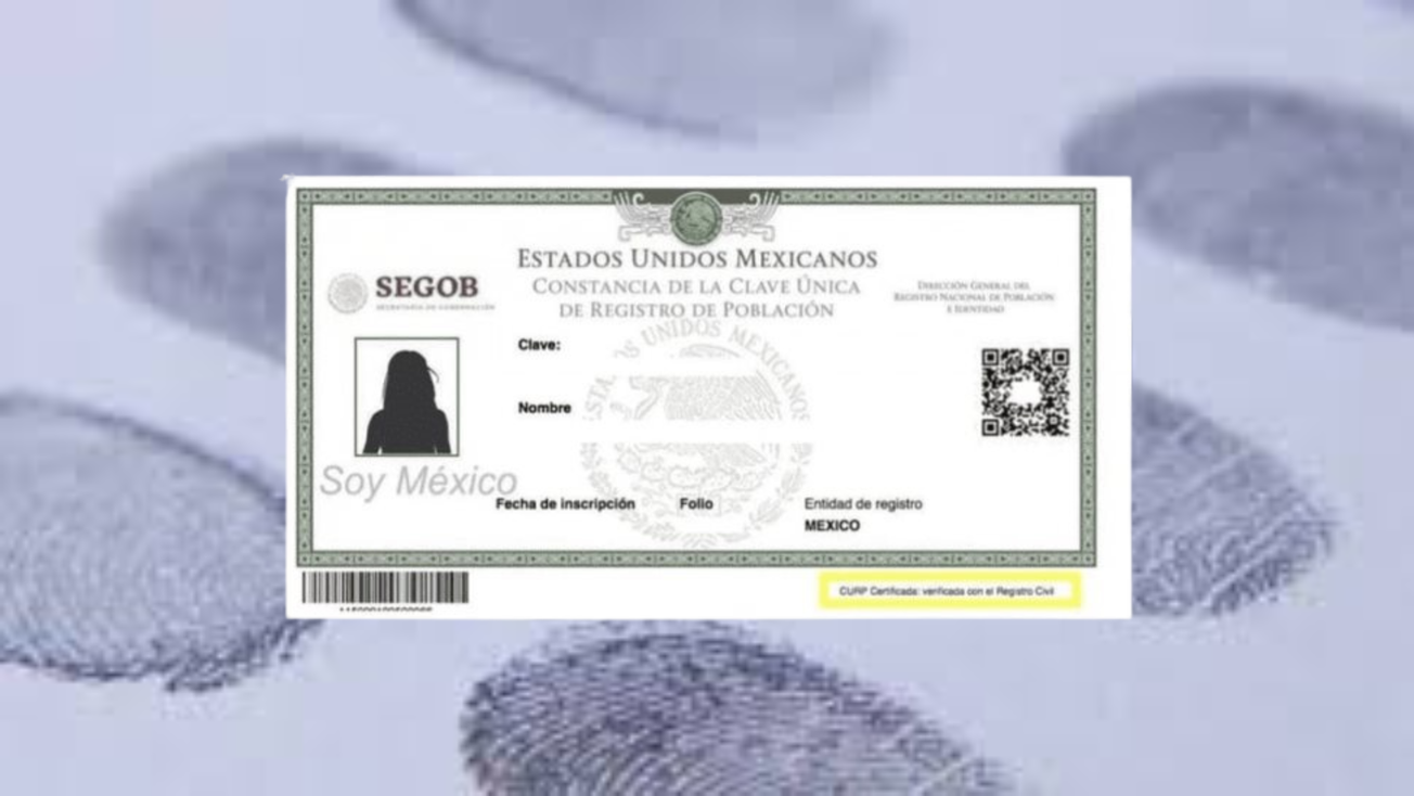 CURP con foto y huella: fecha límite para tramitarla