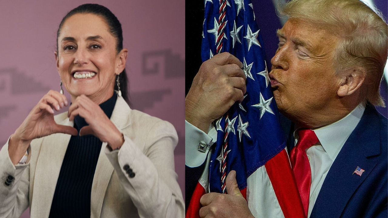 Trump afirma que Sheinbaum es "elegante y hermosa"