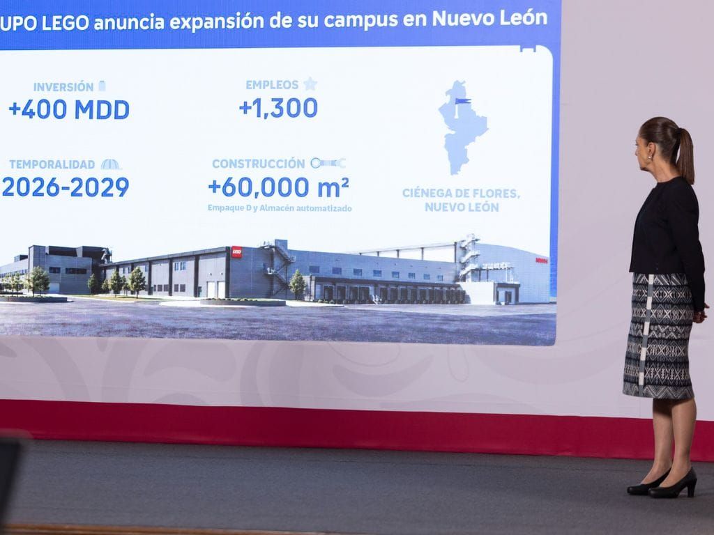 Invierte LEGO 400 mdd en México