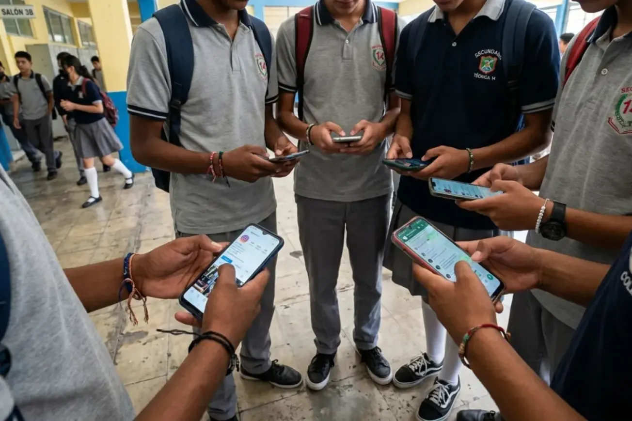 Aprueban en comisiones prohibir celulares en salones de clases en México