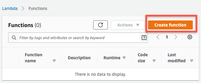 lambda function creation for EBS snapshot automation.