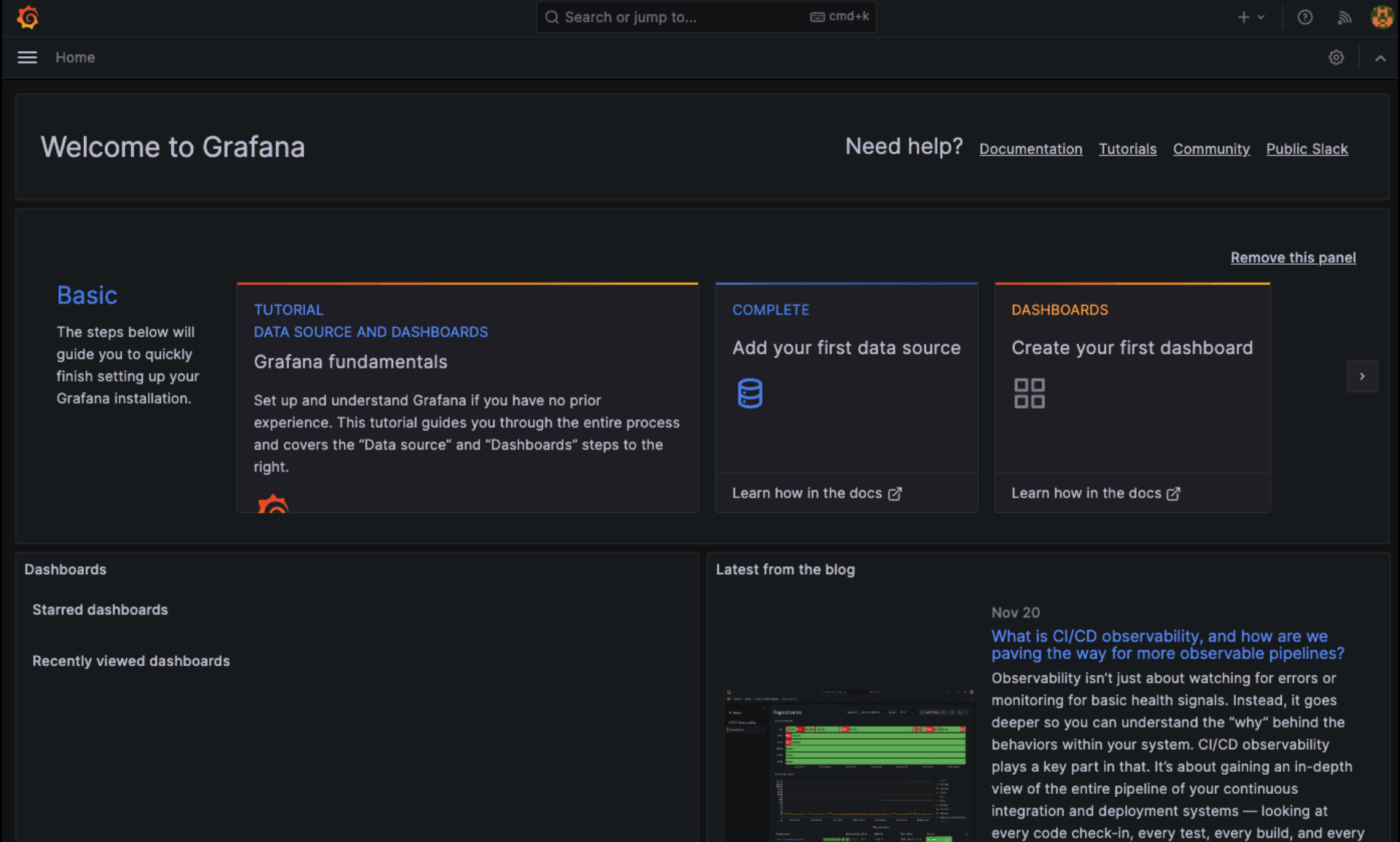 Configuring Node Exporter Dashboard using template.