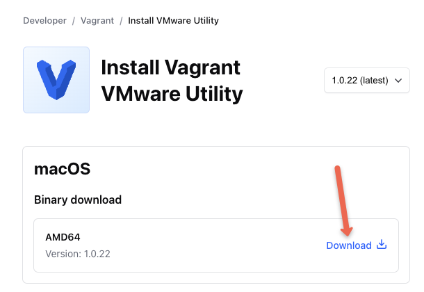 MAC Vagrant VMware Utility 