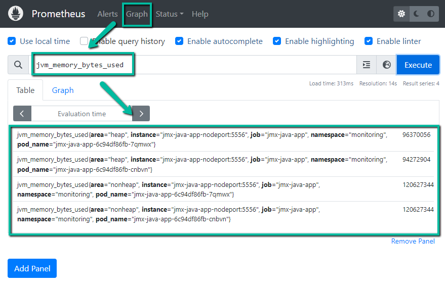 prometheus query for JMX metrics