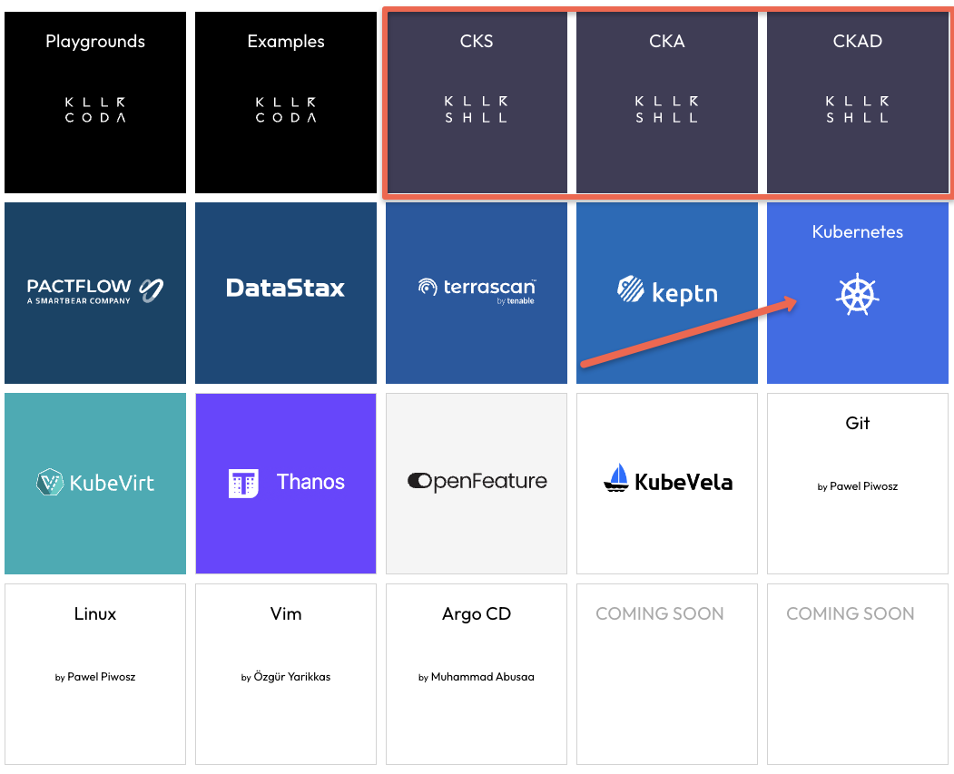 Learn Kubernetes from Killercoda playgrounds