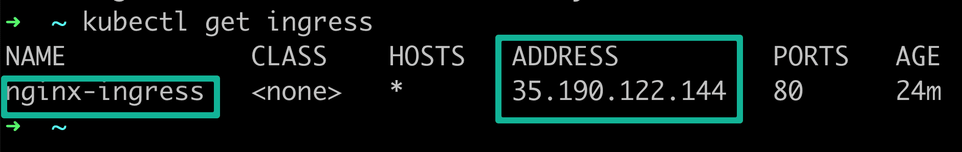 GKE ingress Load balancer IP