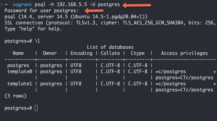 PostgreSQL remote login