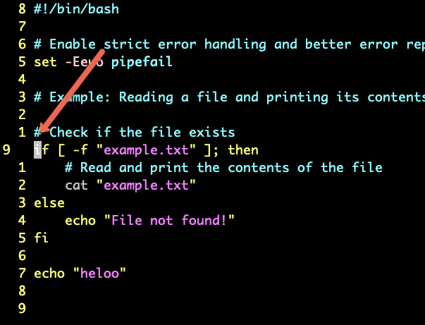 vim set set relativenumber