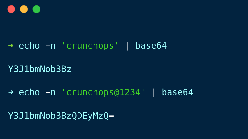 Encoding MySQL username and password