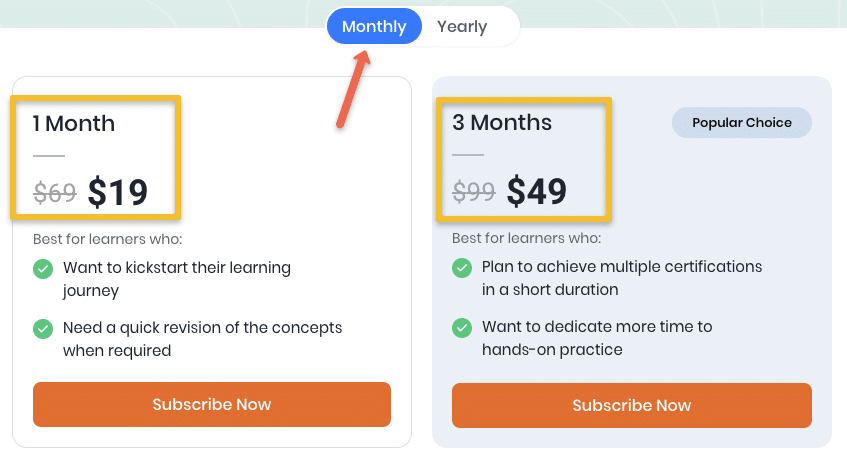 Whizlabs monthly promo code