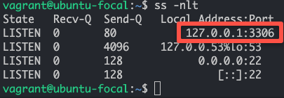MariaDB default localhost connection.