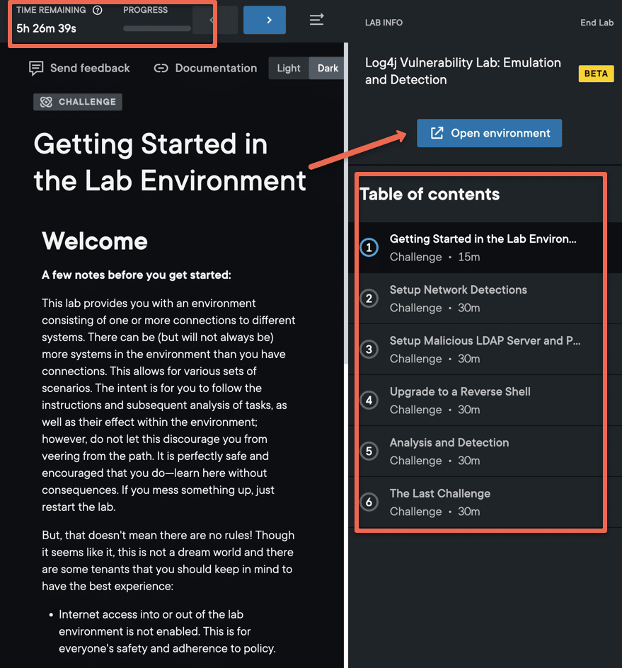 pluralsight labs envionment.