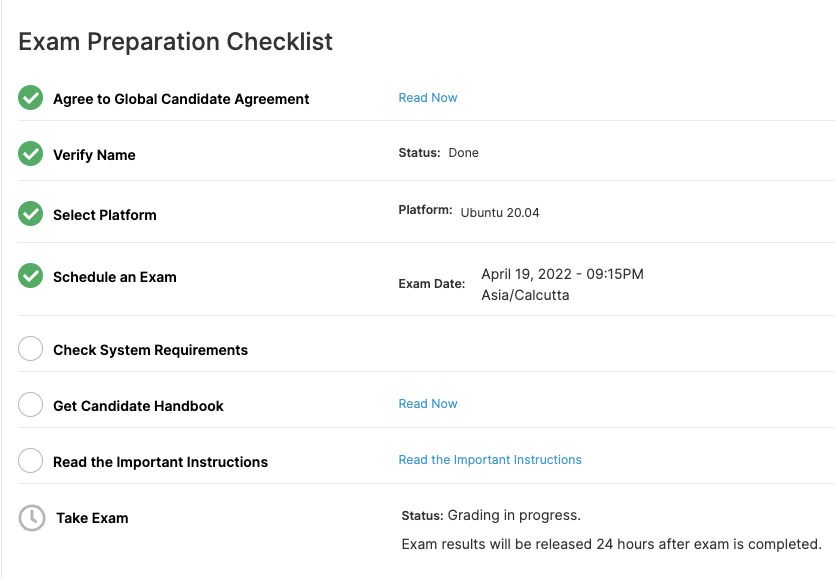 CKA Exam Preparation Checklist