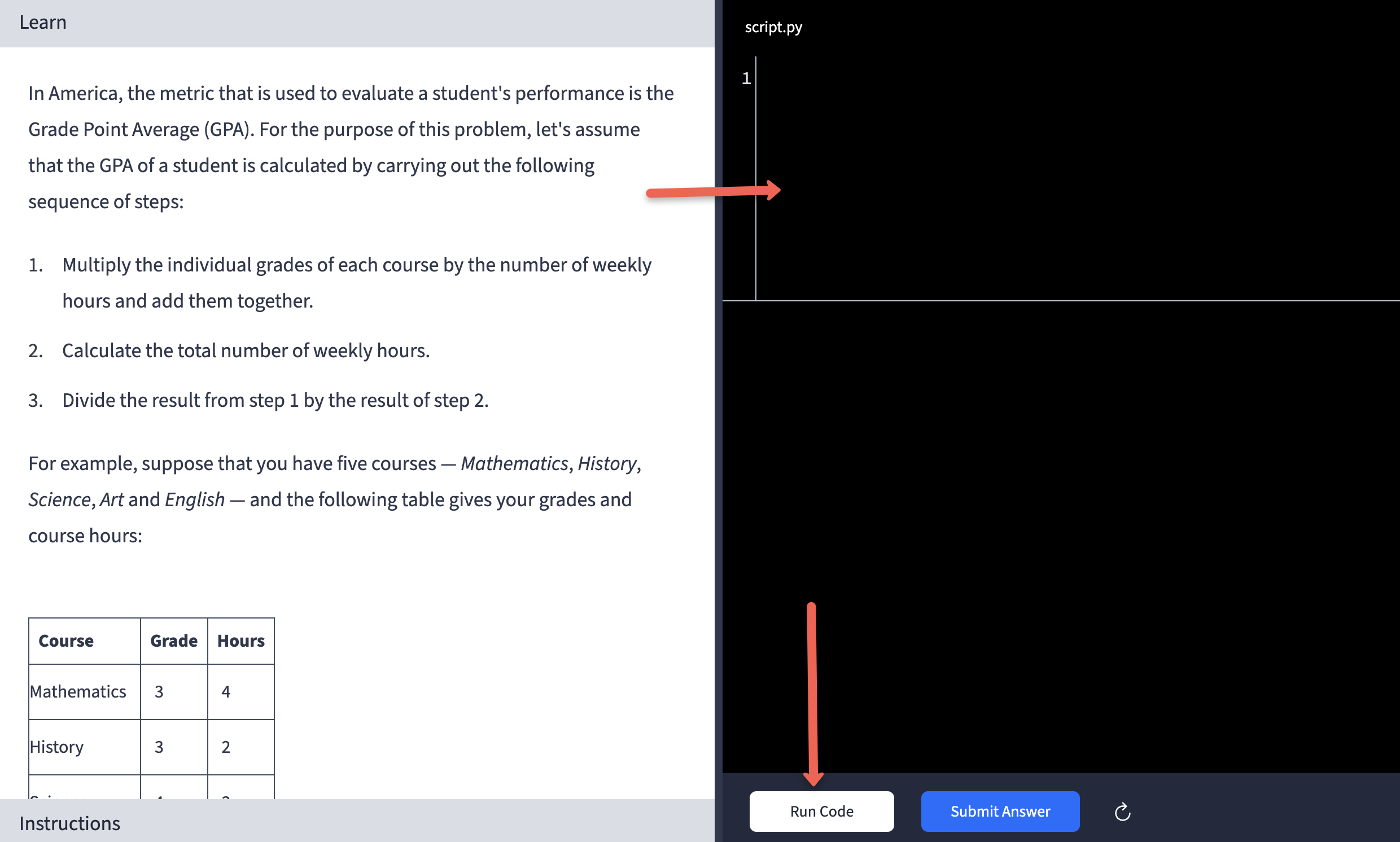 Dataquest interactive IDE