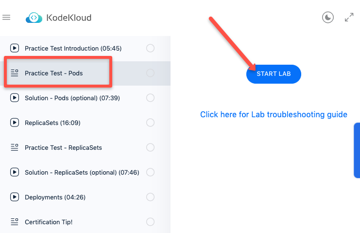 KodeKloud labs