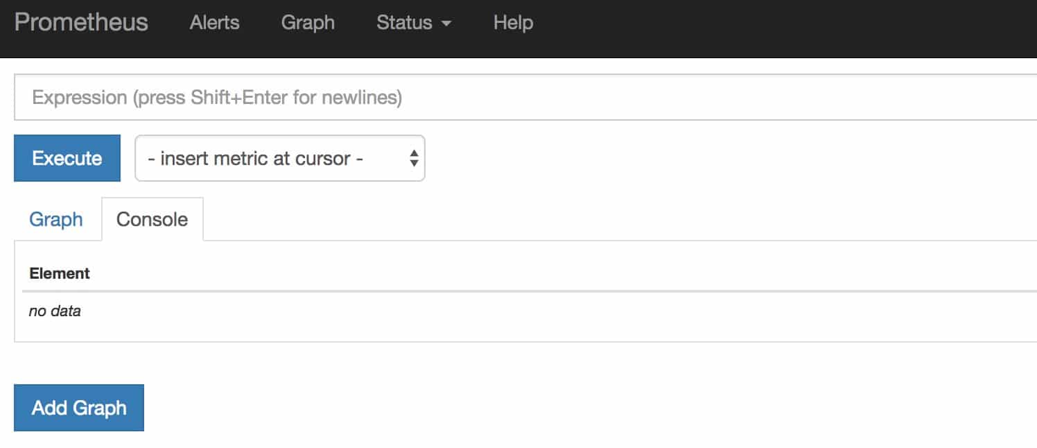 Prometheus dashboard
