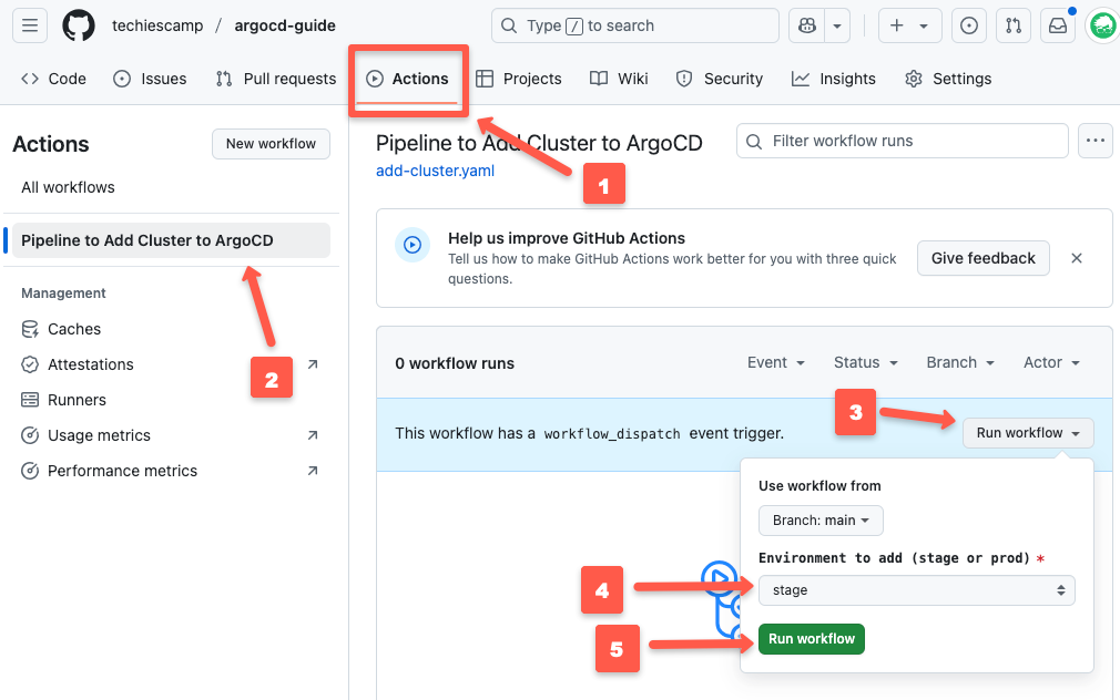 manual triggering workflow