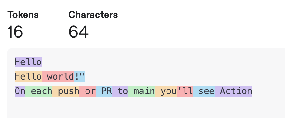 illustration of tokens
