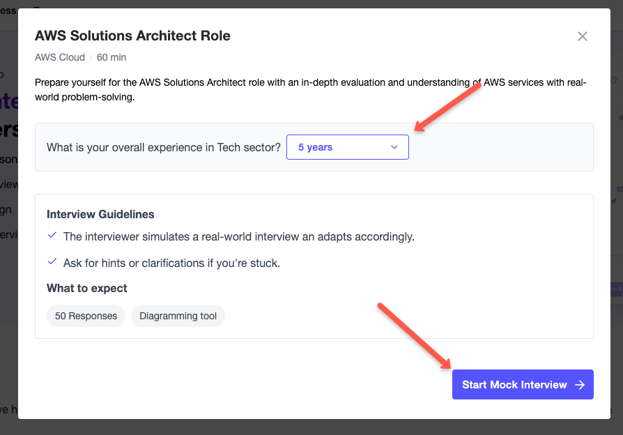 starting mock interviews in educative.io