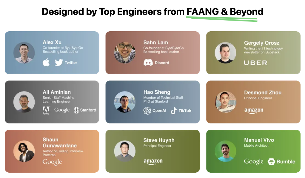 Engineers of ByteByteGo platform