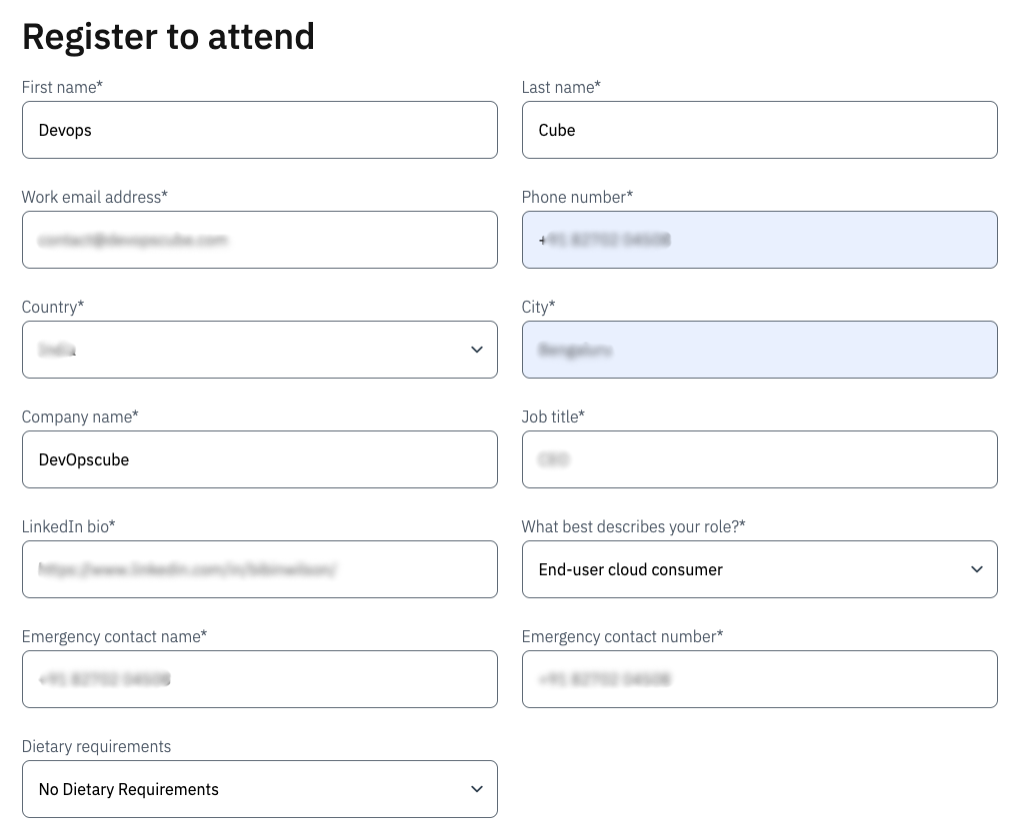 Fill the register to attend the conference.