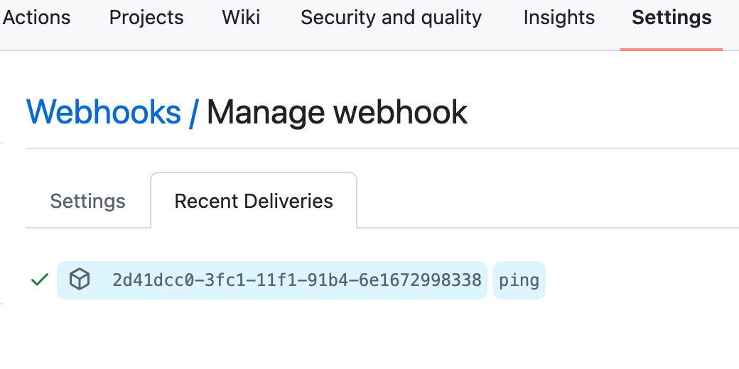 argocd webhook configured