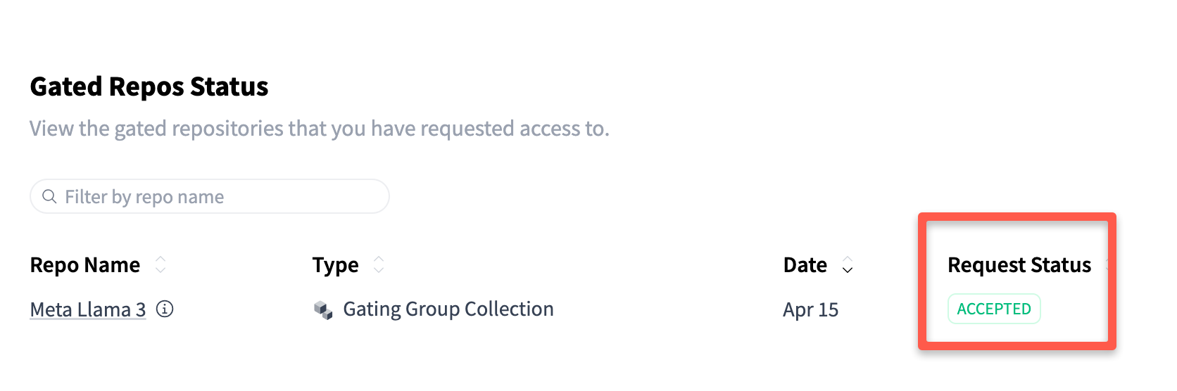 Request for Llama model on HuggingFace got accepted