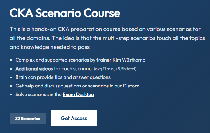 Killercoda CKA Scenario Course