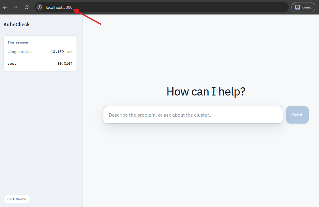 kubernetes troubleshooting agents ui