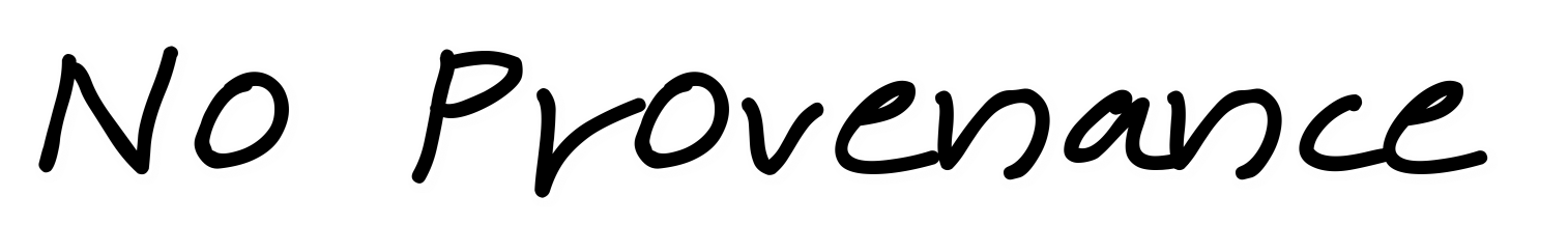 No Provenance | ニックG | jnickg.net