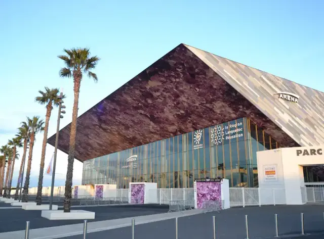 Sud de France Arena in Montpellier — venue for the ATP 250 indoor hard court tournament
