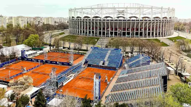 Courts of the Bucharest ATP 250 tournament