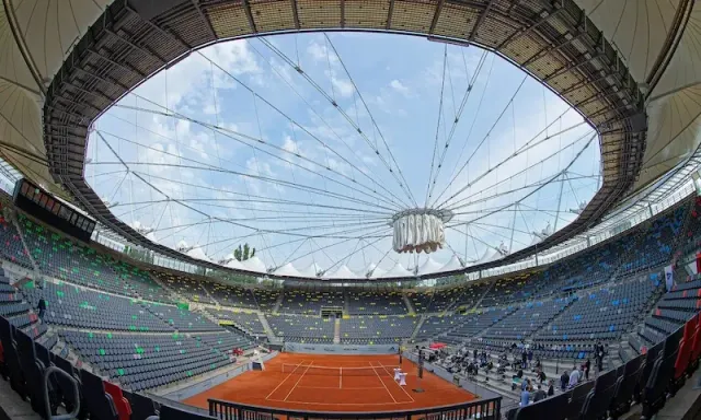 Centre court of the Hamburg ATP 500