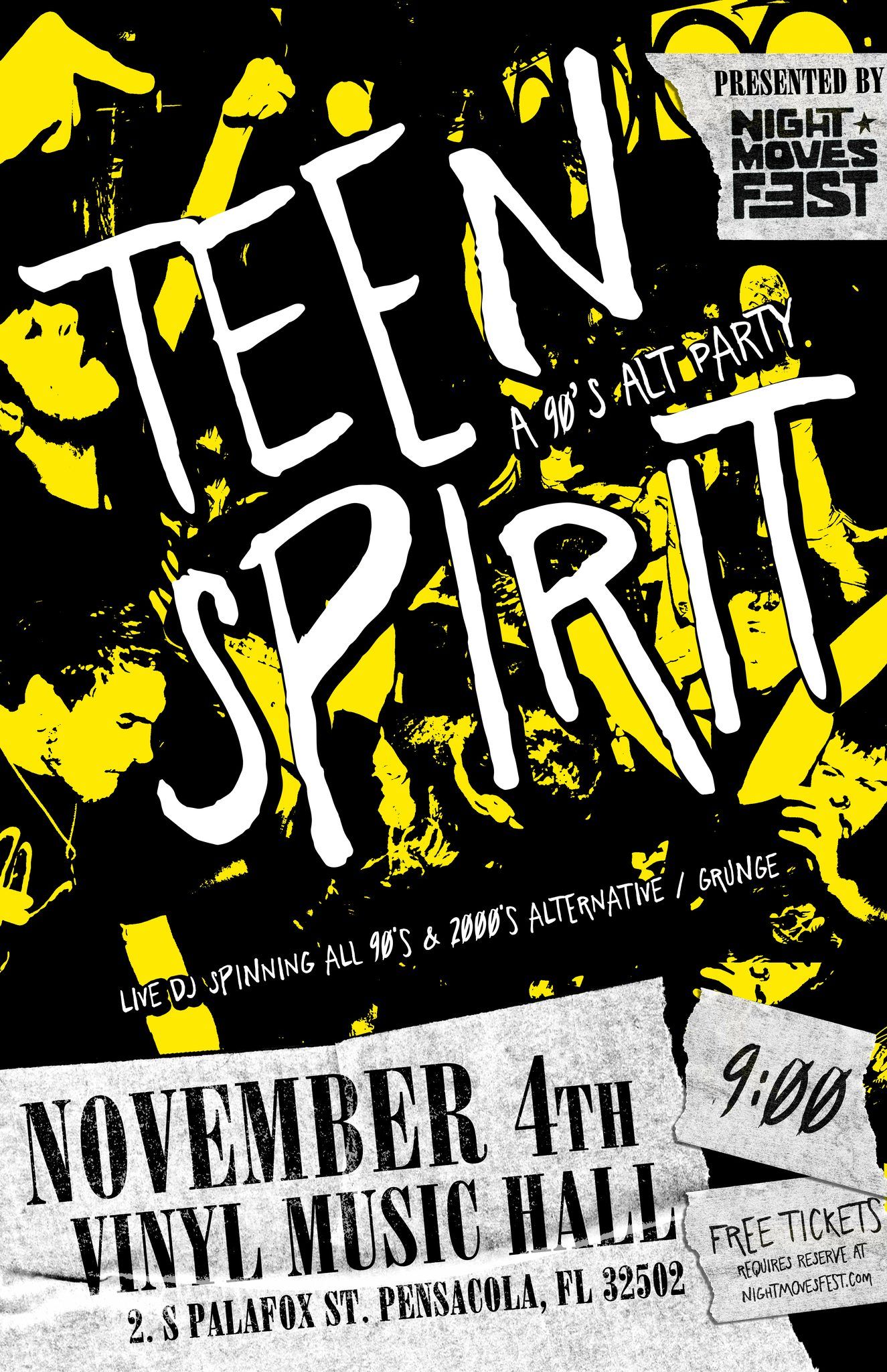 Night Moves Fest After Party! Teen Spirit.